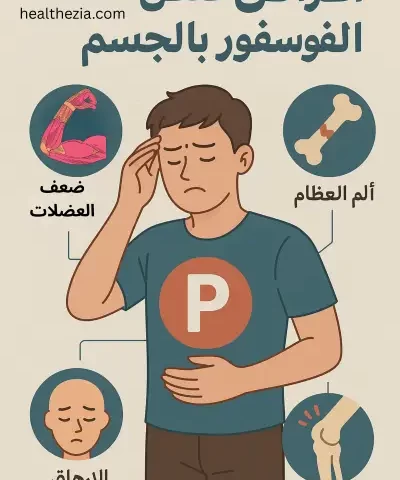 أعراض نقص الفسفور في الجسم