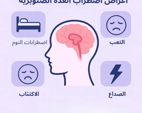 أعراض اضطراب الغدة الصنوبرية