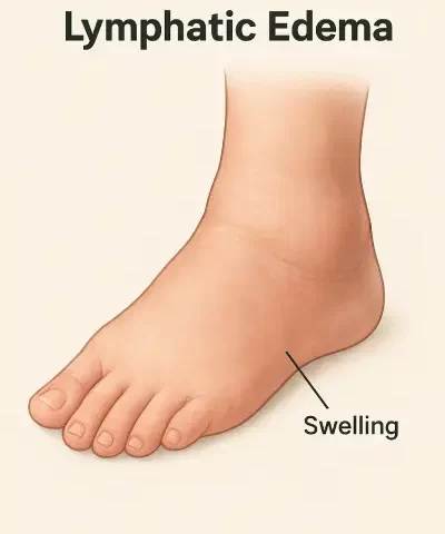 علاج الوذمة اللمفاوية في القدم