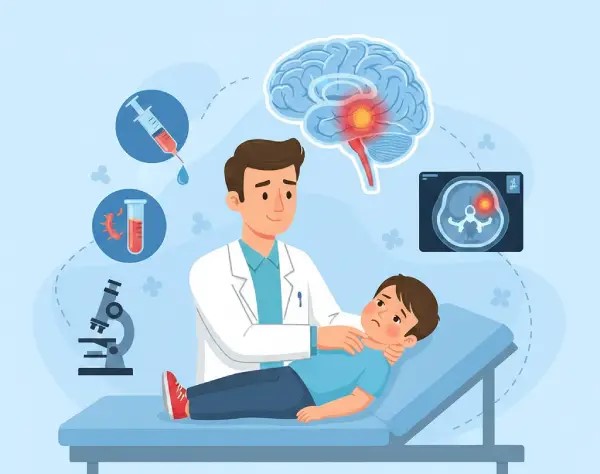 تشخيص التهاب السحايا عند الأطفال