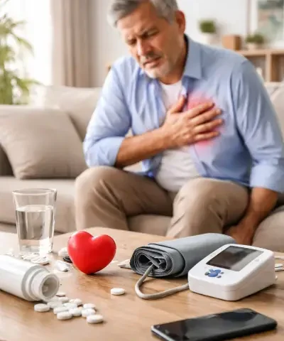 علاج النوبة القلبية بالمنزل