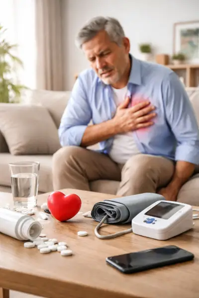 علاج النوبة القلبية بالمنزل