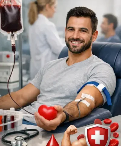 فوائد التبرع بالدم للرجال