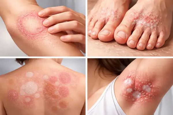 اشكال فطريات الجلد