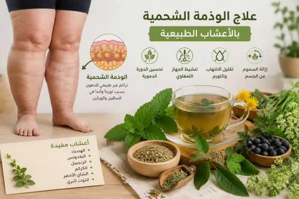 علاج الوذمة الشحمية بالاعشاب